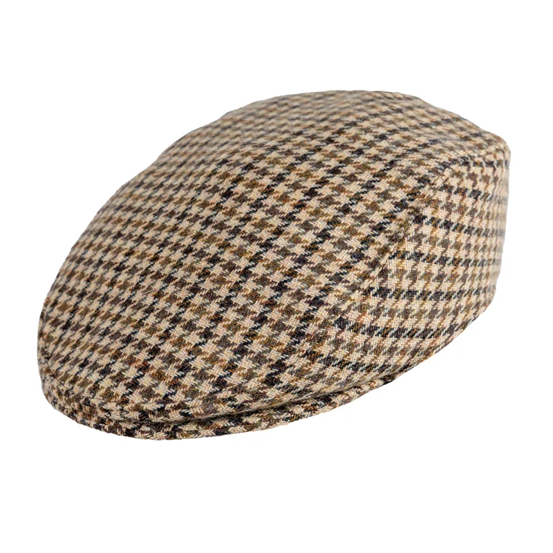 Herenplatte pet van pied-de-poule-tweed