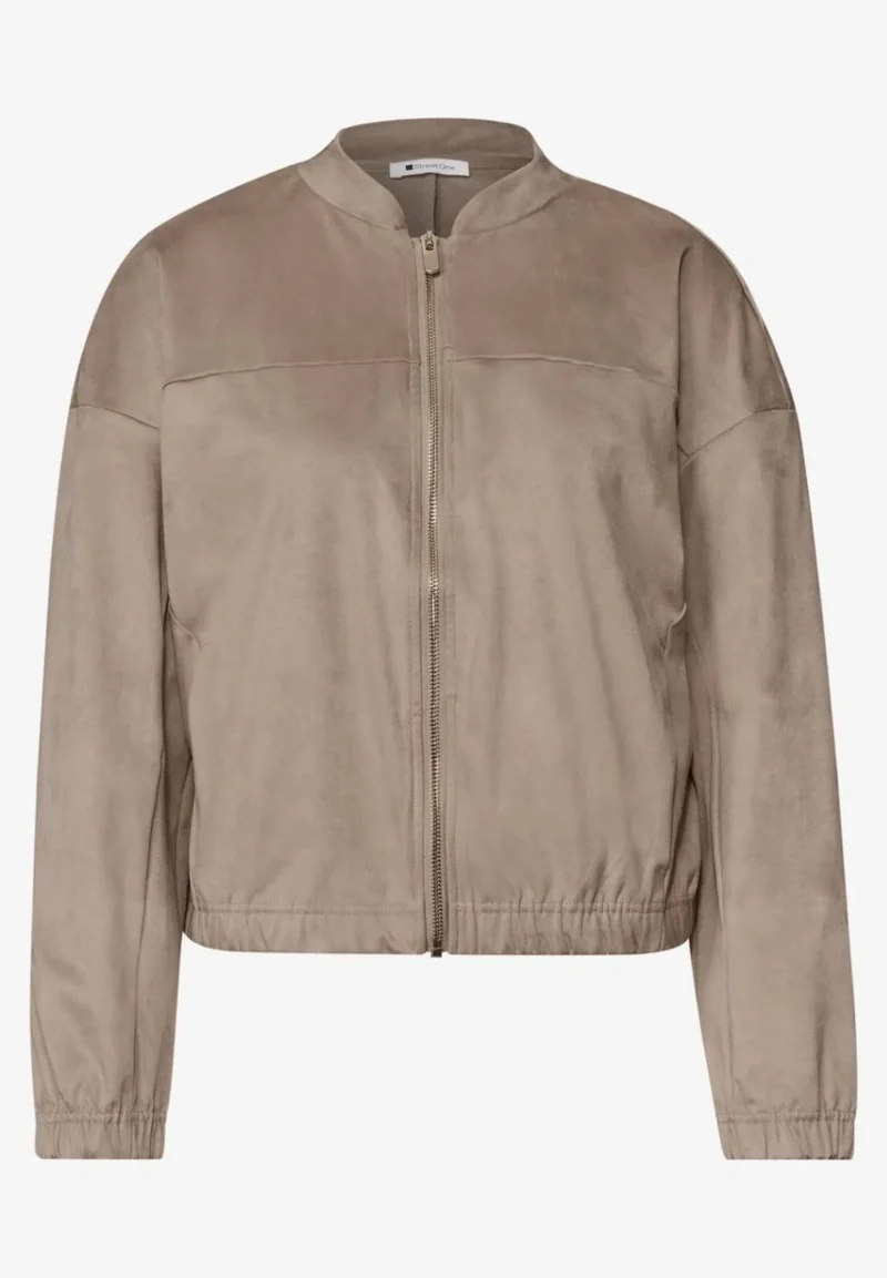 LTD QR velour jacket w.gather