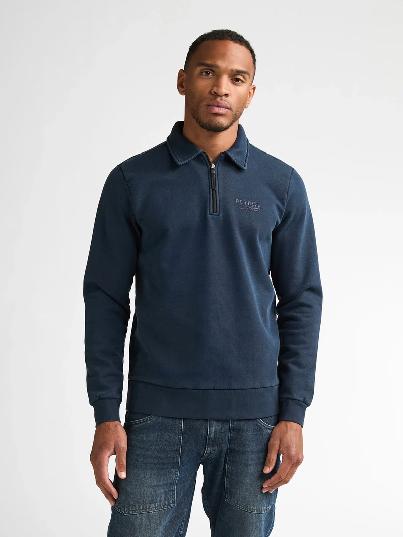 Sweater met rits millhall