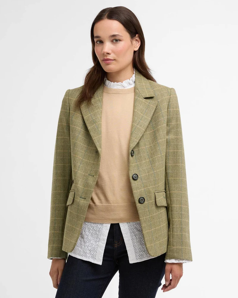 Barbour Dames | Getailleerde Blazer | Tartan