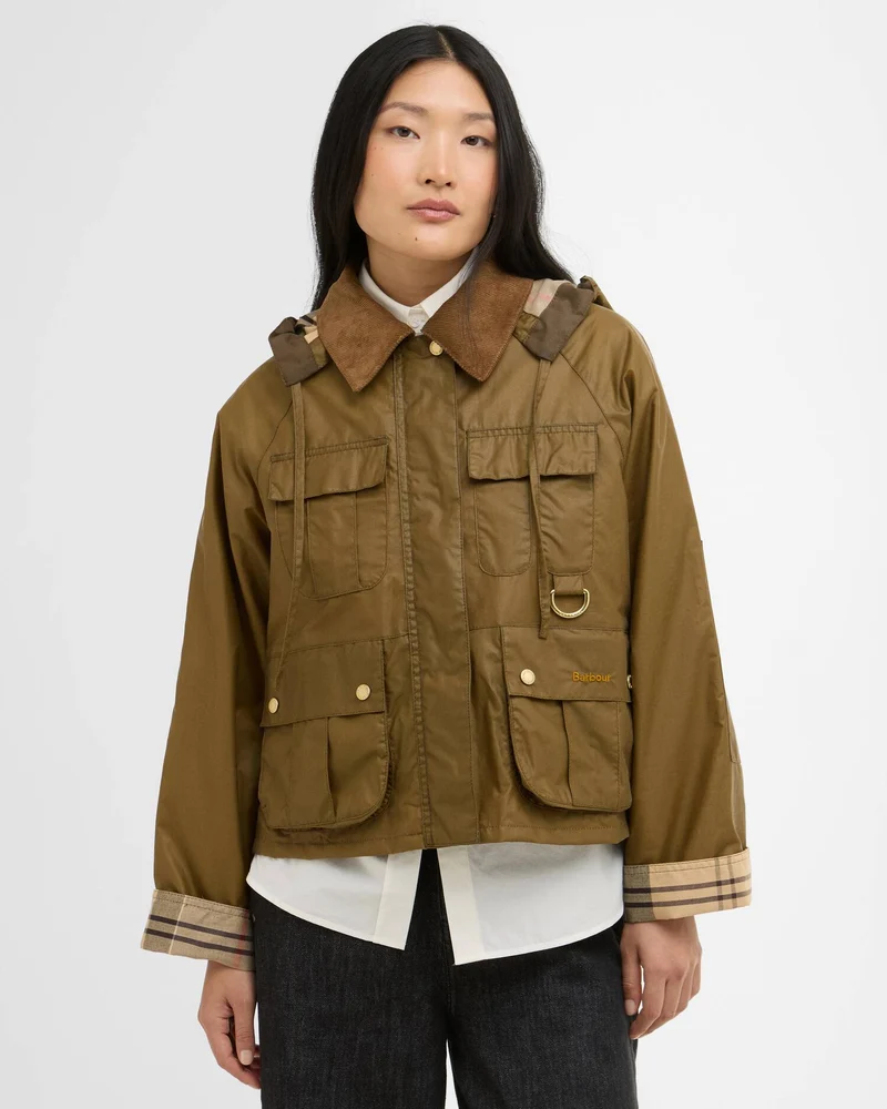 Barbour Dames | Lisa Wax Jacket | Sand