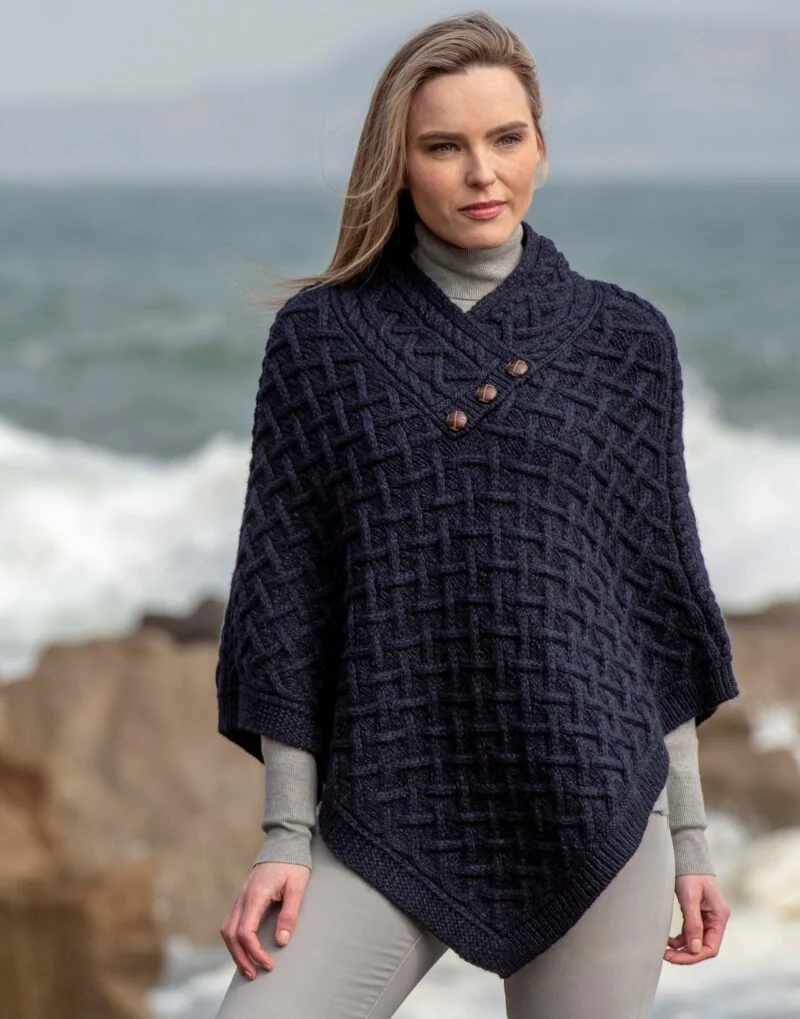 Merino Wollen Poncho