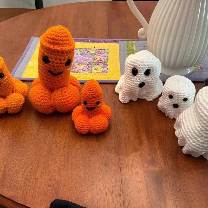 Gehaakte Halloween Pompoen Decoratie