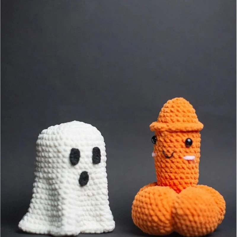 Gehaakte Halloween Pompoen Decoratie