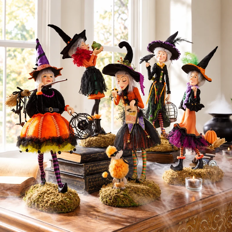 Halloween Heks Hars Beeldje Decoratie
