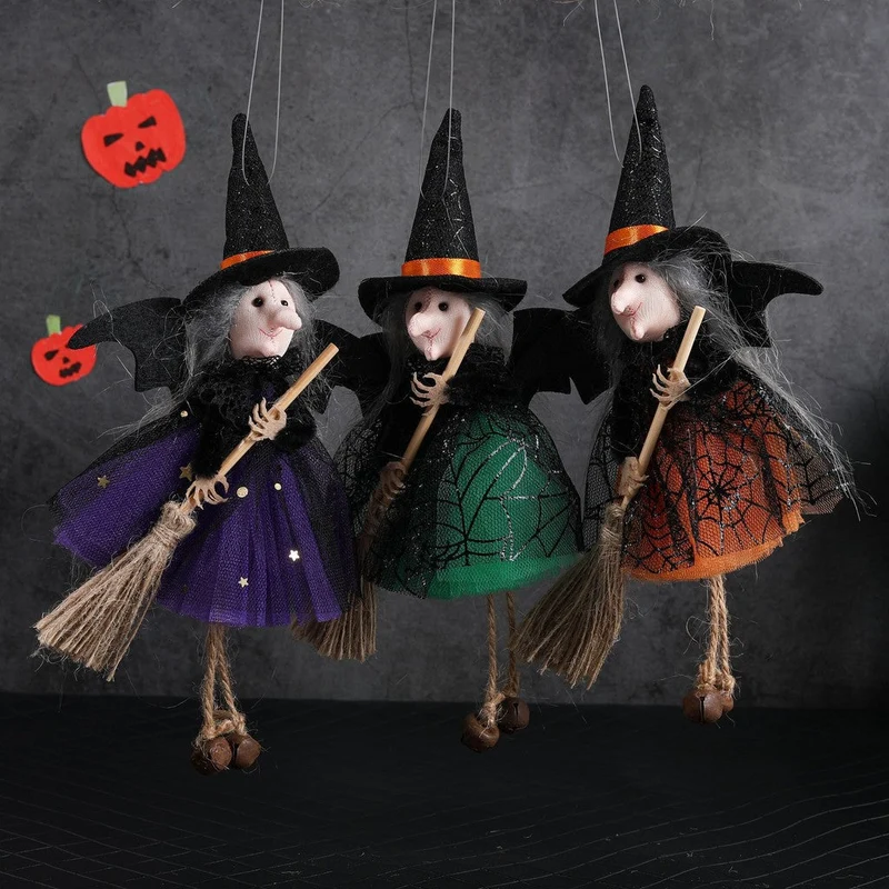 Halloween Heksenbezem Hangende Decoratie
