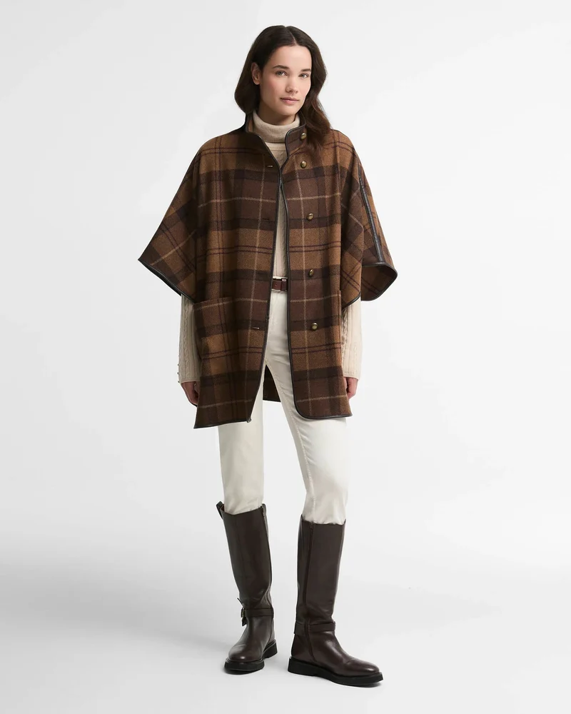 Barbour Dames | Judith Tartan Wool Cape