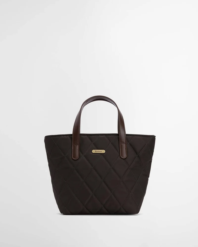 Barbour Dames | Quilted Mini Tote Bag | Olive