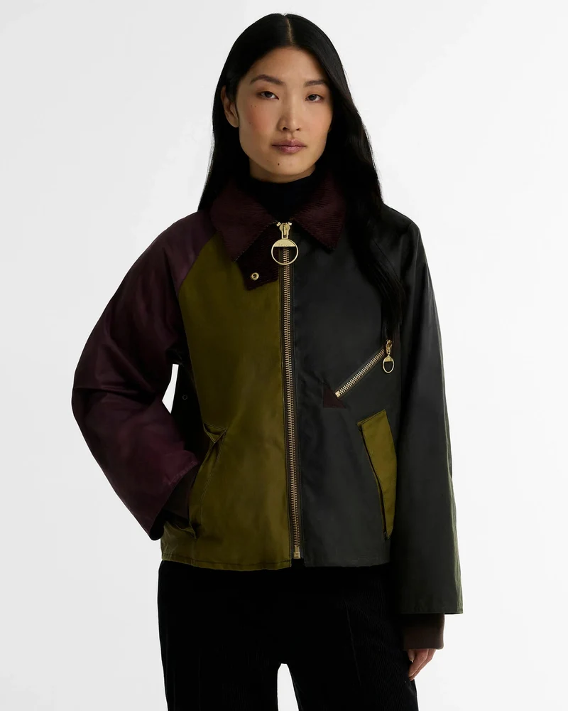 Barbour Dames | Arlene Waxed Jacket | Olive/Fern