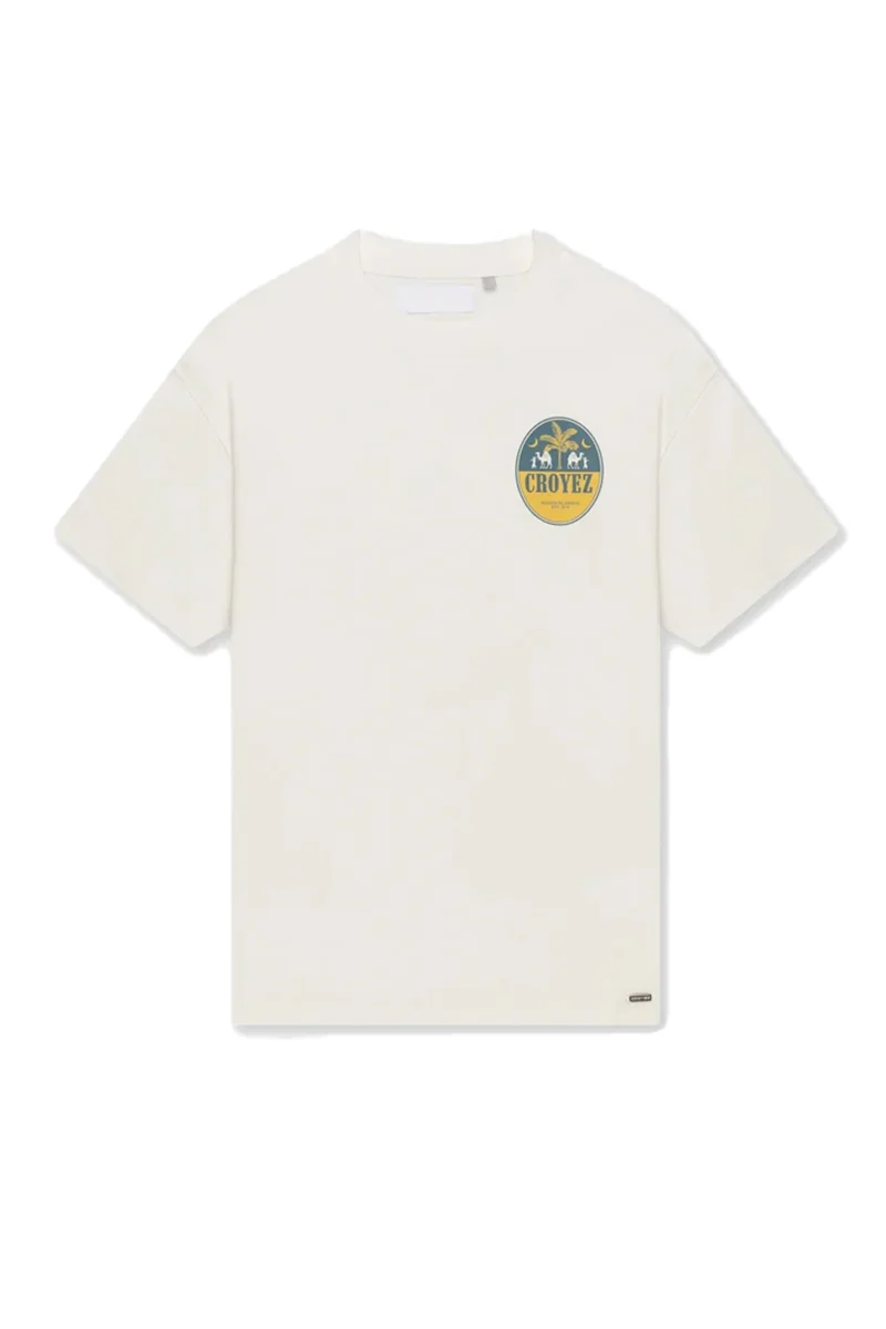 CROYEZ T-SHIRT CAMEL T-SHIRT OFF WHITE