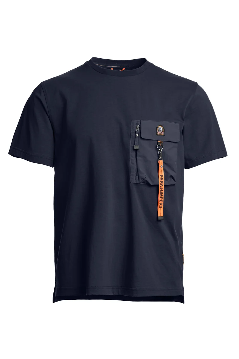 PARAJUMPERS T-SHIRT MOJAVE-M Marine