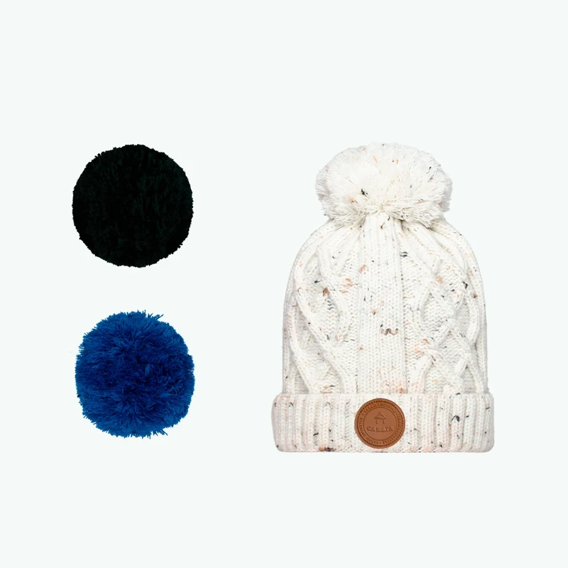 Beanie Jus de pomme White Polar
