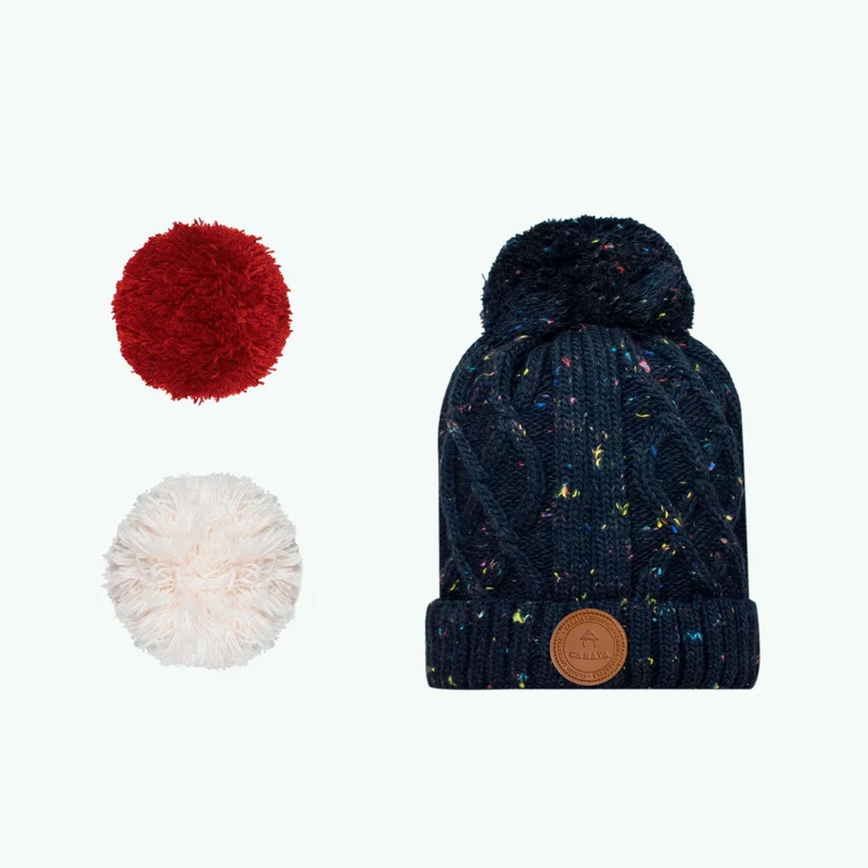 Beanie Jus de pomme Navy Polar