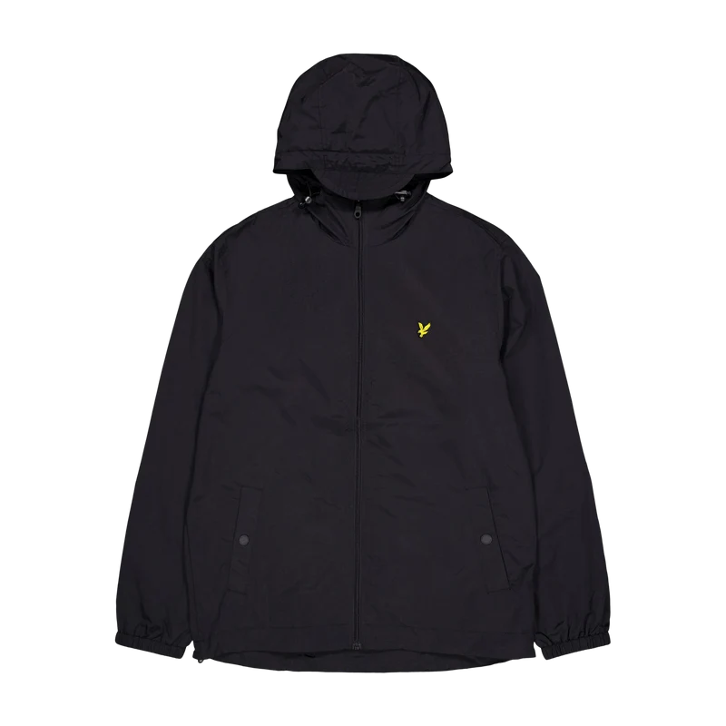 Lyle & Scott Zip Through Hooded Jacket Z865 Jet