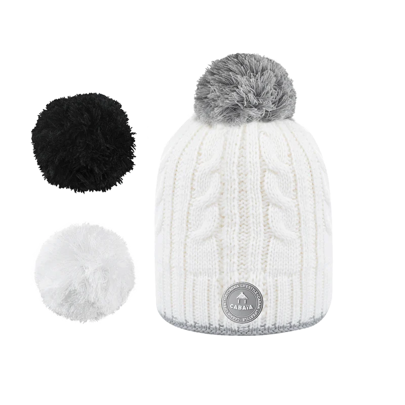 Beanie Milky White