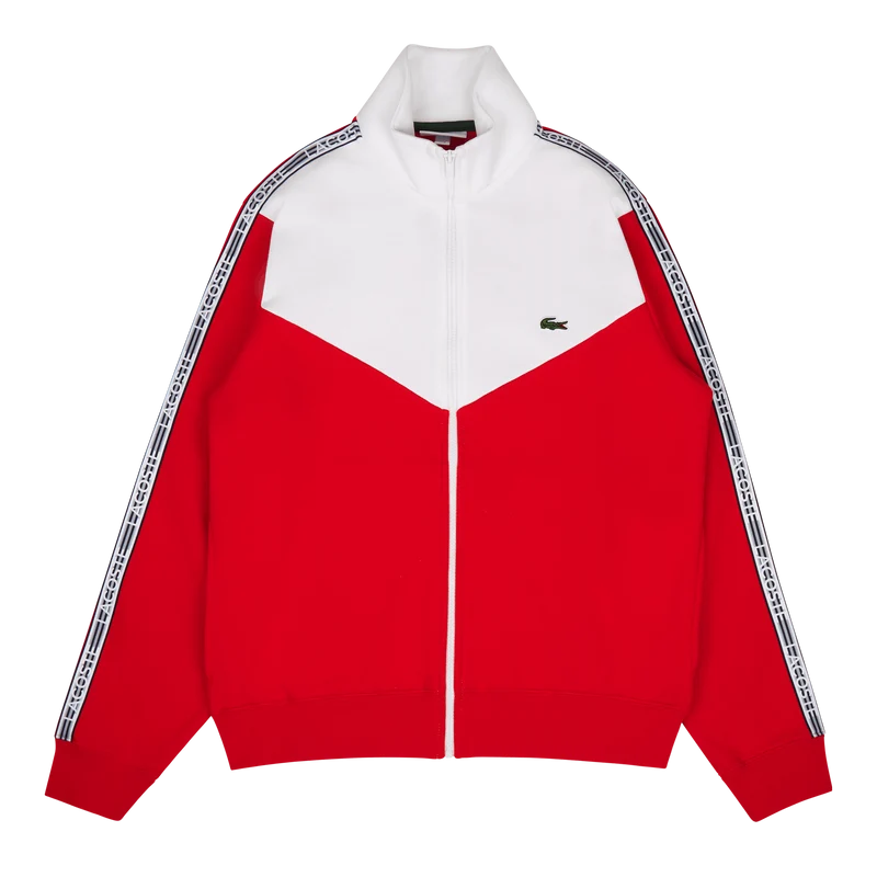 Lacoste Classic Fit Color Block Zip Sw Corrida