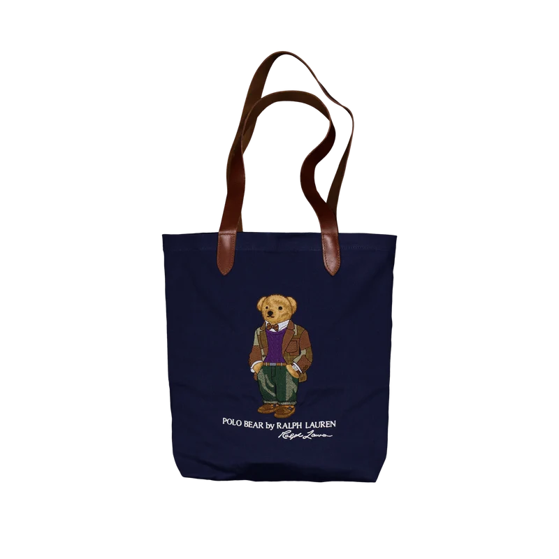 Polo Ralph Lauren Canvas Tote Bag 001 Newport Bear