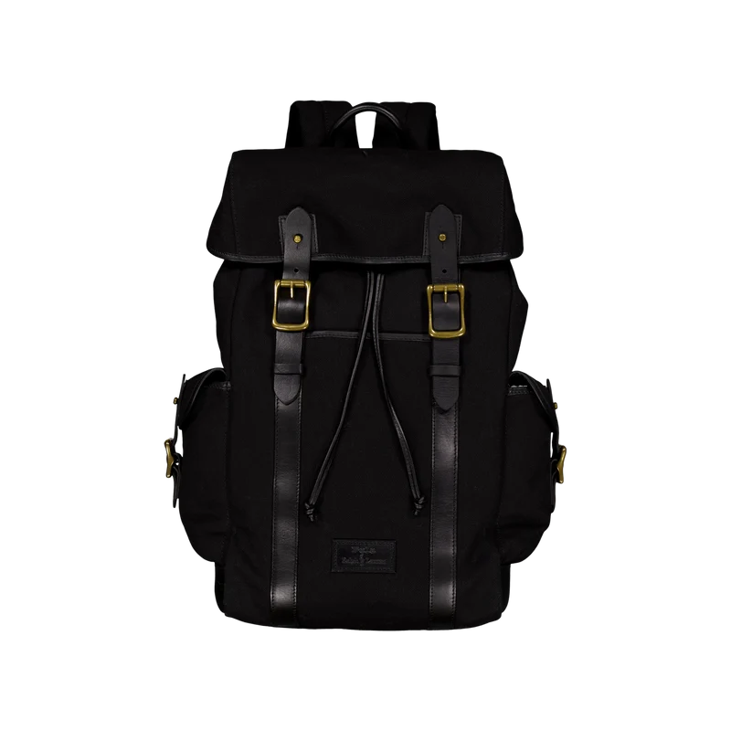 Polo Ralph Lauren Canvas / Leather Flap Backpack
