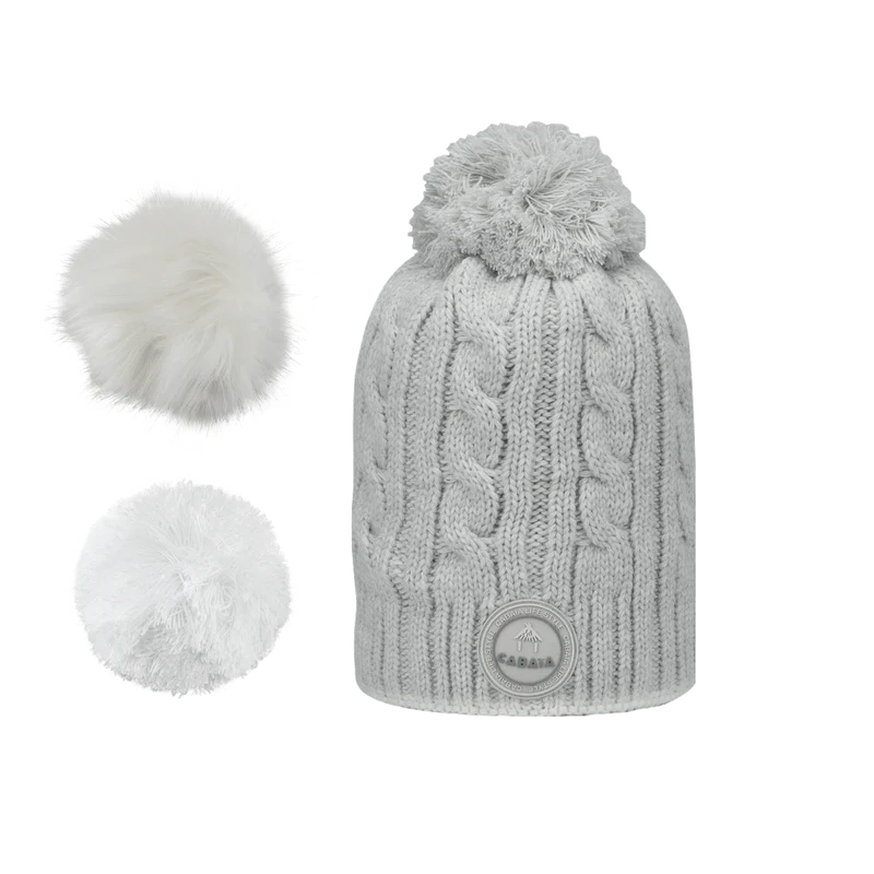 Beanie Creamy Gin Light Grey
