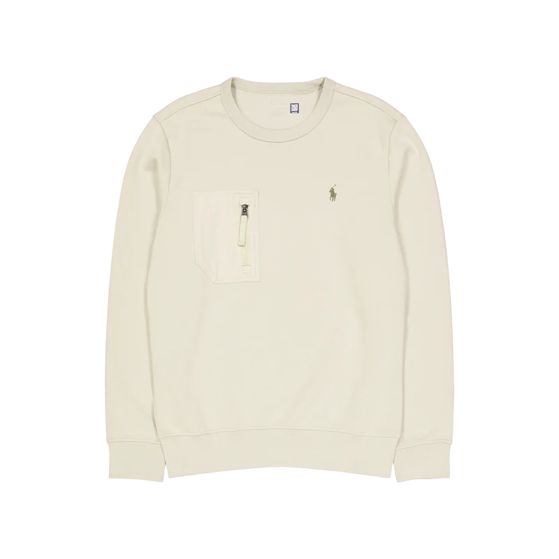 Polo Ralph Lauren Double Knit Sweatshirt 002 Classic Stone