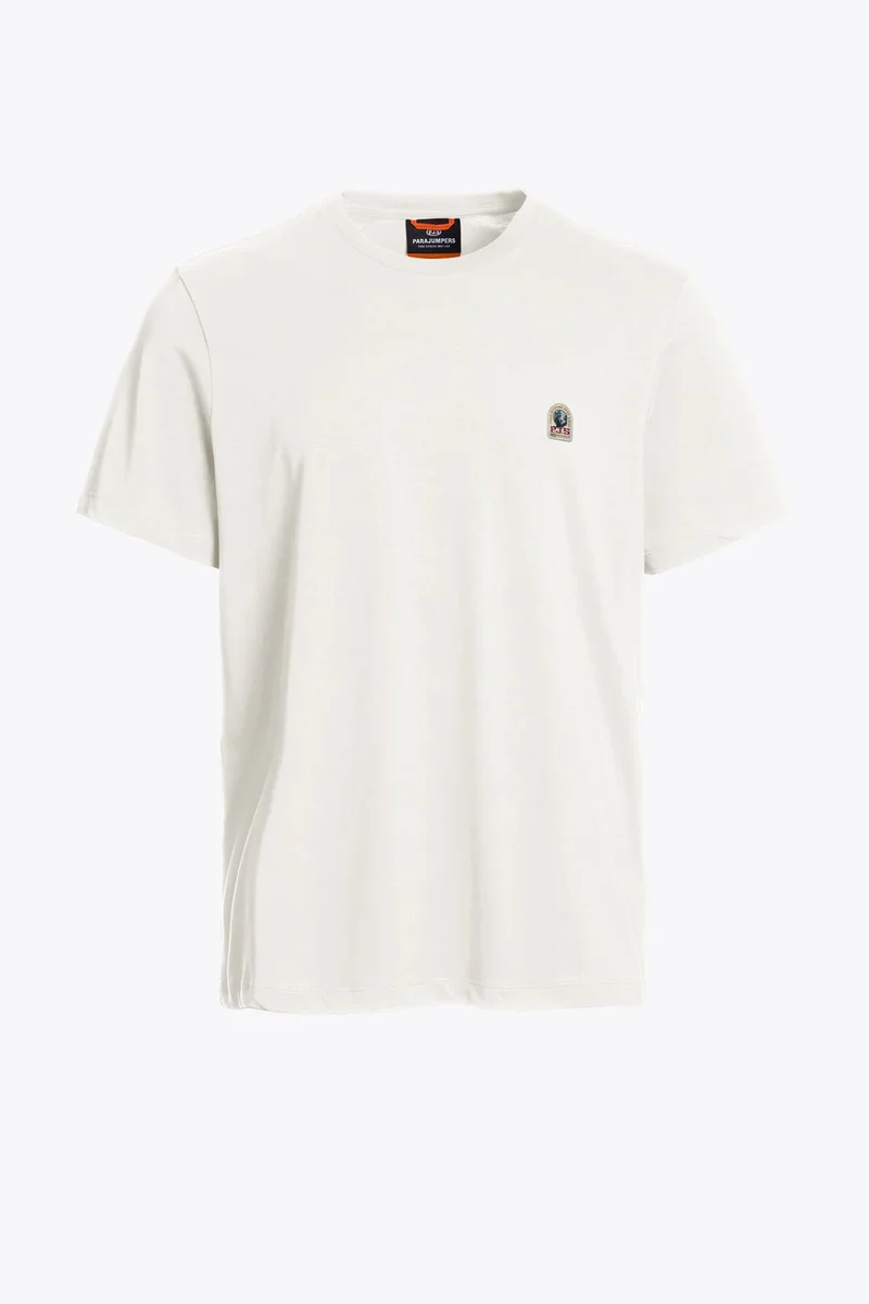 PARAJUMPERS T-SHIRT PATCH TEE-M OFF WHITE