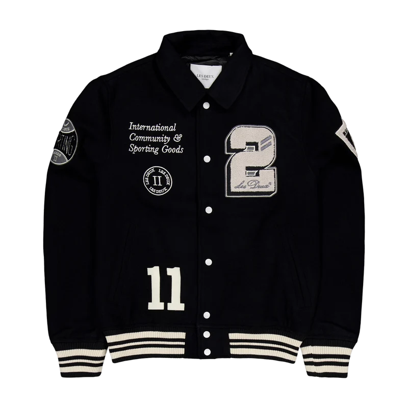 Les Deux Varsity Wool Jacket 3