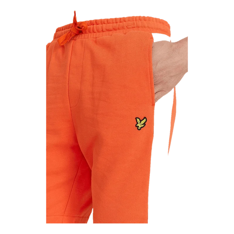 Lyle & Scott Side Panel Sweat Shorts W100 Burnt Sienna