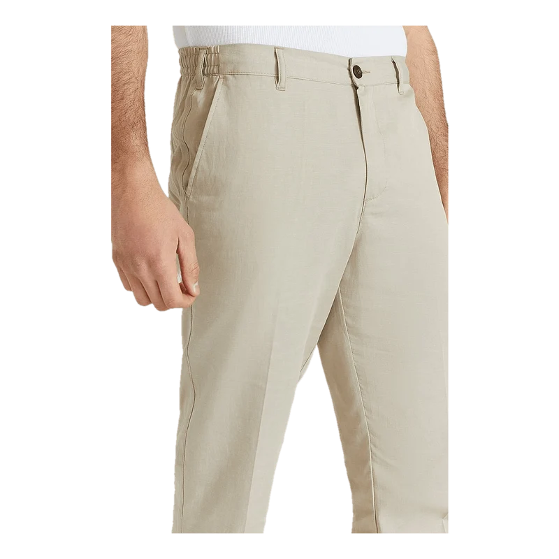 Les Deux Pino Linen-tencel Pants Dark