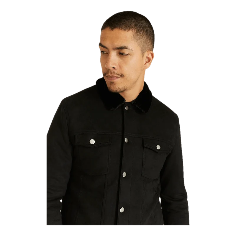 Studio Total Studio Total Trucker Jacket Fake Suede Fur