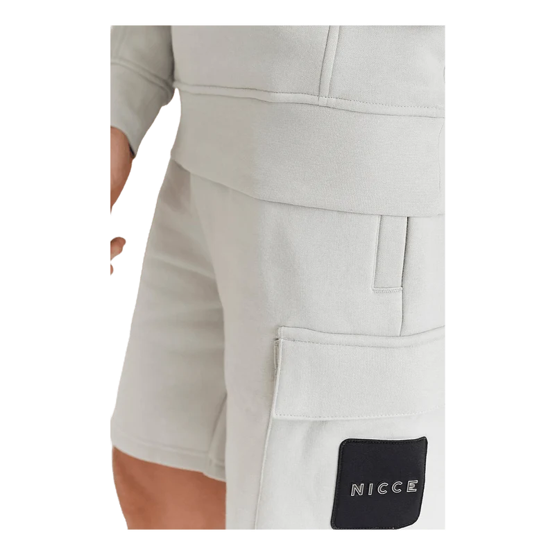 Nicce Tetrad Cargo Shorts Stone