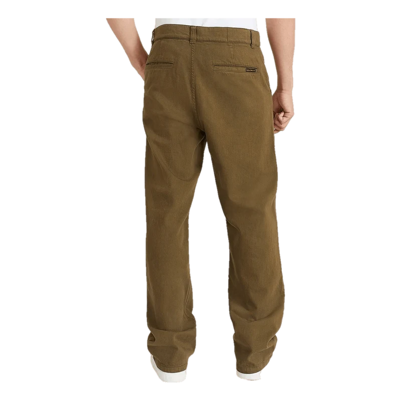 Nudie Jeans Lazy Leo Slouchy Twill Army Army