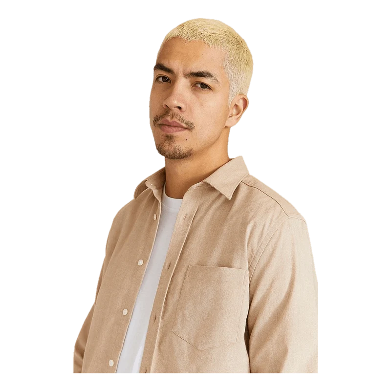 J.Lindeberg Coolmax Oxford Slim Shirt Tiger