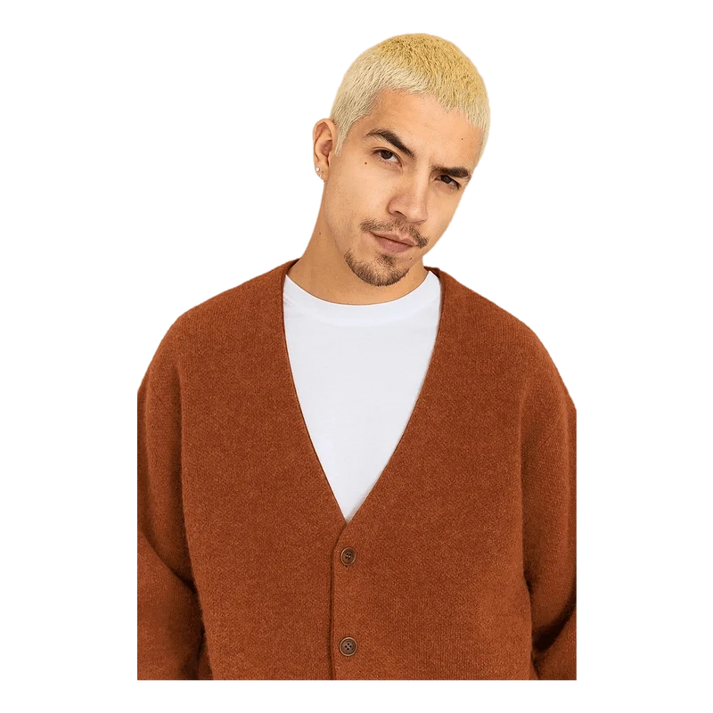 Nudie Jeans Kent Cardigan Cinnamon