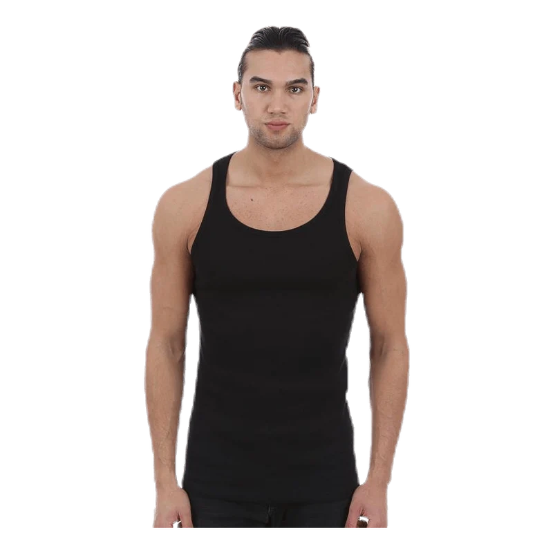Tank Ribbed Black