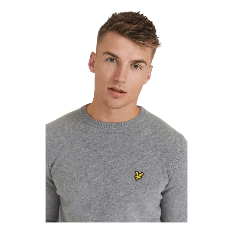 Crew Neck Lambswool Blend Jump