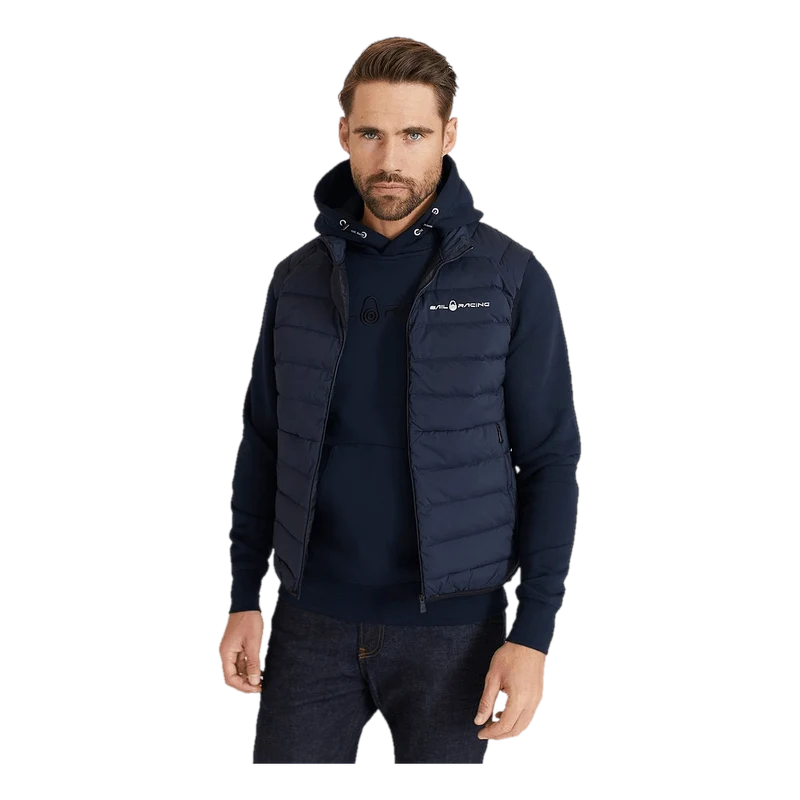 Sail Racing Spray Down Vest Dark