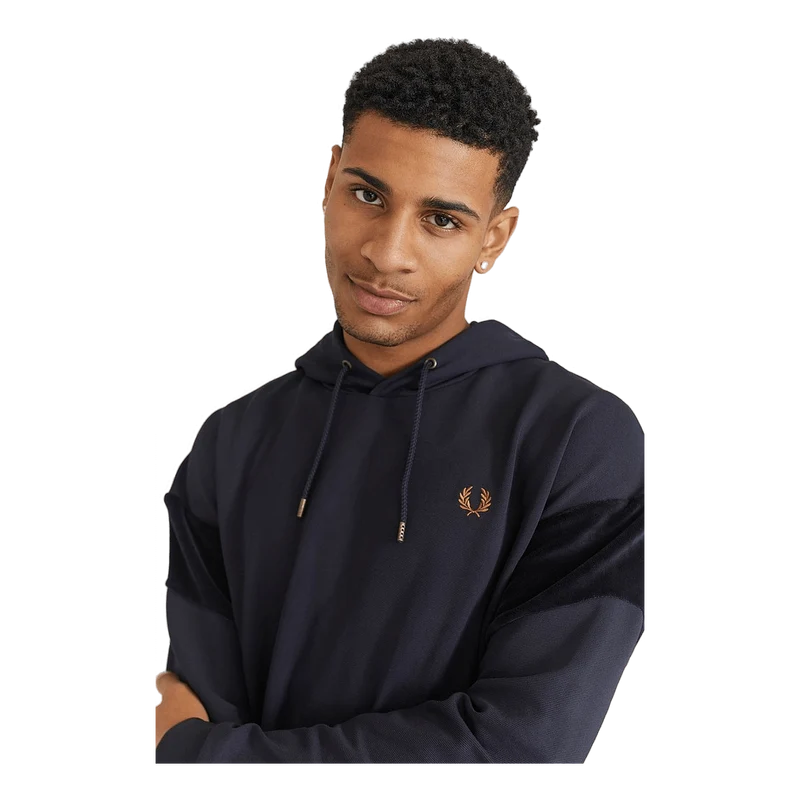 Fred Perry Velour Pan Hooded Sweatsh. 608