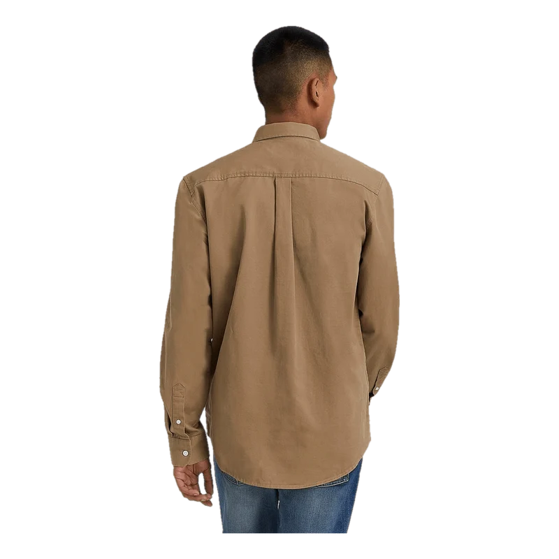 Ls Madison Shirt Leather