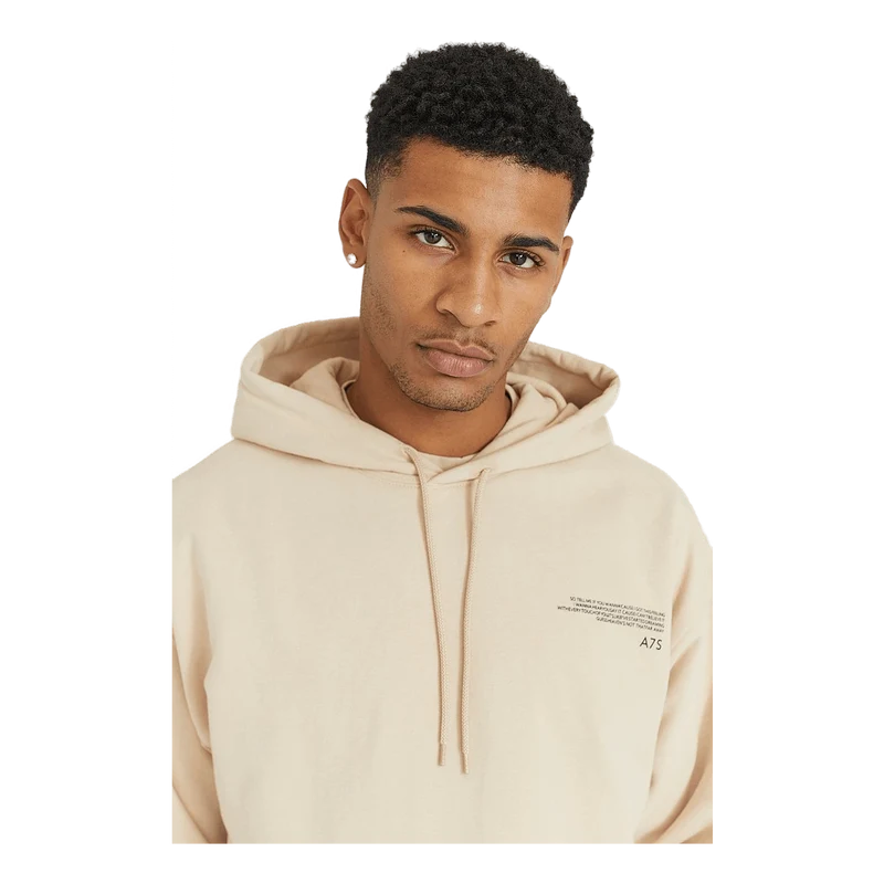 Hood Small Text Print