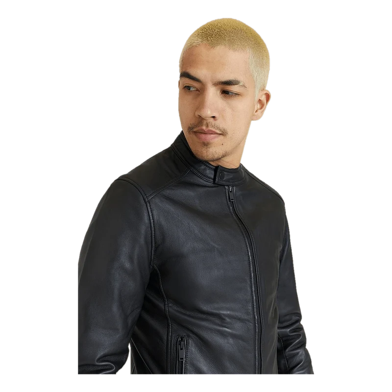 Studio Total Studio Total Clean Leather Racer Jacket
