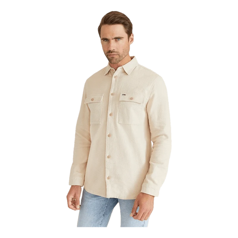 Tommy Hilfiger Tjm Soft Overshirt Smooth Stone