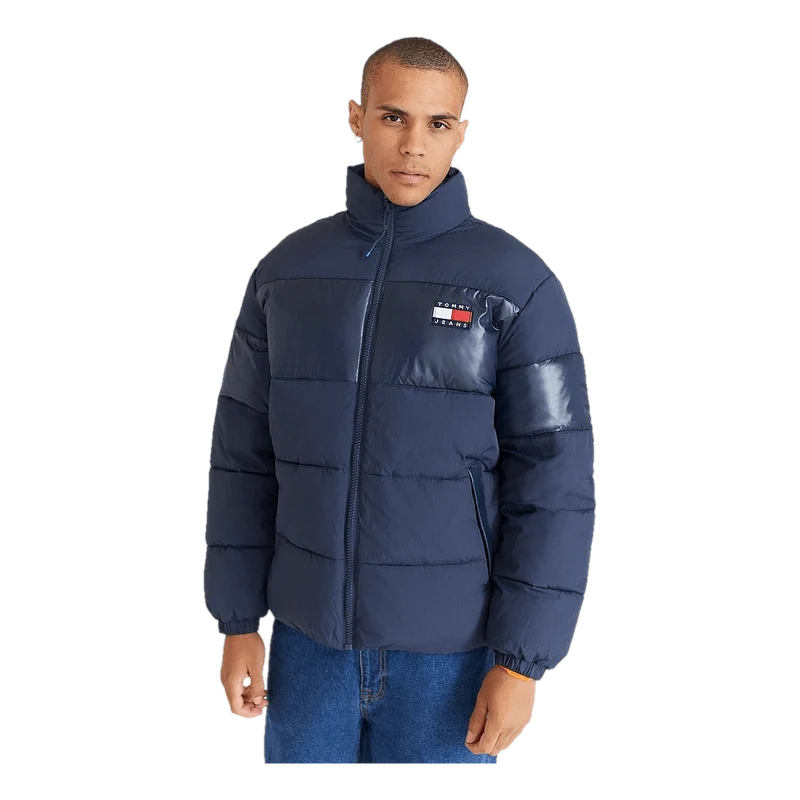 Tommy Hilfiger Tjm Tonal Colorblock Puffer Twilight
