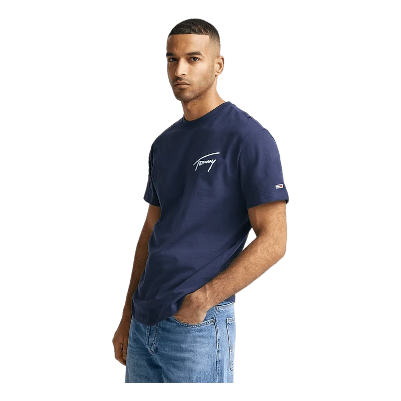 Tommy Hilfiger Tjm Tommy Signature Tee Twilight