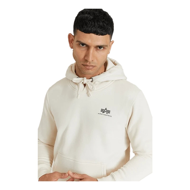 Basic Hoody Small Logo Jet Stream