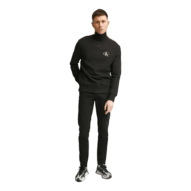 Calvin Klein Monogram Logo Quarter Zip