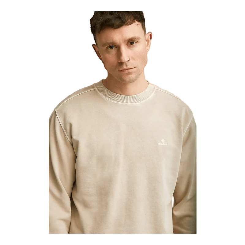 D2. Sunfaded C-neck Sweat Plaza