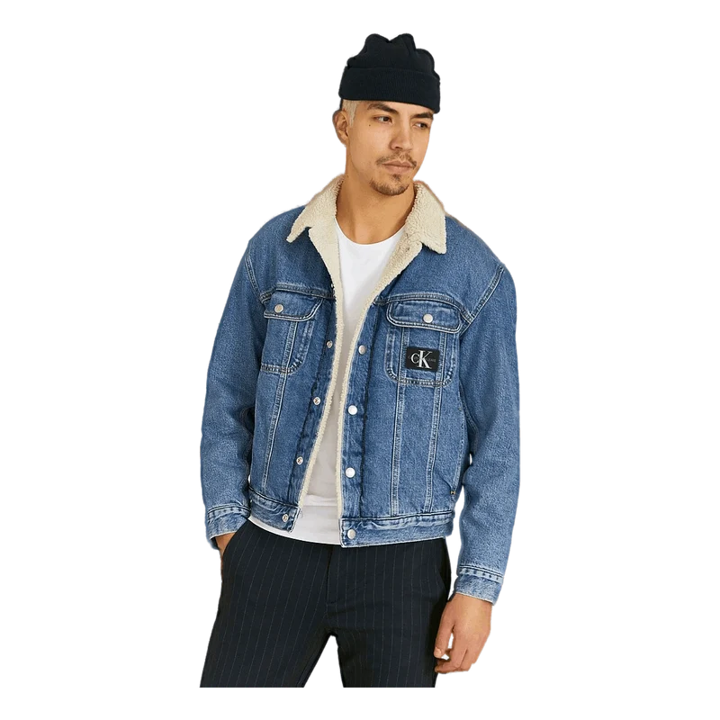 Calvin Klein JeansRegular Sherpa Denim Jacket Denim Light