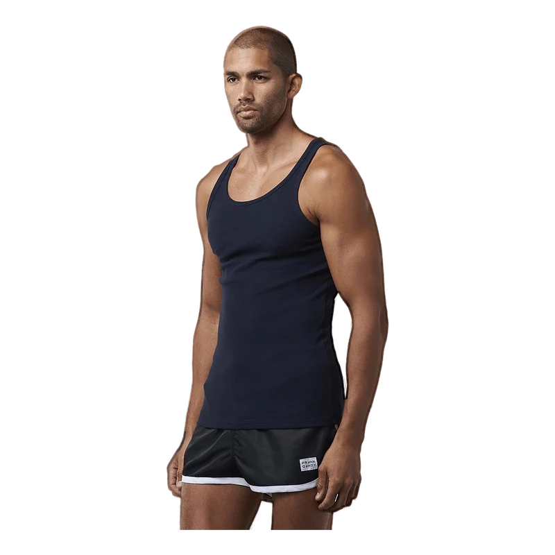 Tank Ribbed Dark Navy
