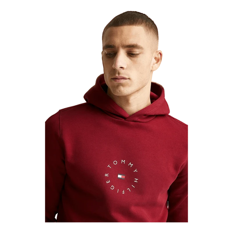 Tommy Hilfiger Roundall Graphic Hoodie Rouge