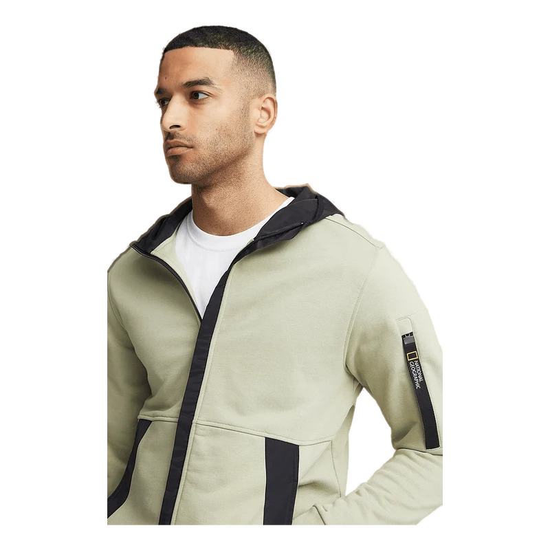 Zipped Sweat Jacket Desert
